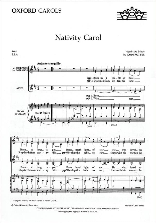Nativity carol